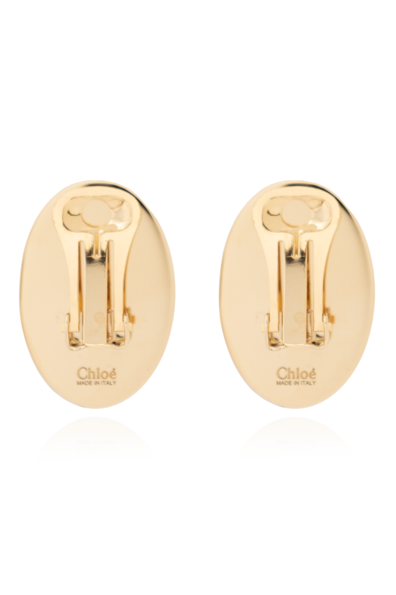 Chlo Sybil mother of pearl clip on earrings Women s Jewelery